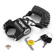 Carregar imagem no visualizador da galeria, Trava Anti furto;
trava bloqueadora;
trava de manete;
trava moto;
Trava capacete;
trava de capacete para moto;
trava de capacete com cabo de aço;
trava de guidão com cabo;
trava antifurto para capacete;
trava de segurança para capacete;
trava para capacete universal;
trava capacete moto BMW;
trava para capacete com chave;
trava de capacete portátil;
trava para moto com cabo de aço;