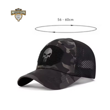 Carregar imagem no visualizador da galeria, boné justiceiro;
boné masculino;
boné camuflado;
boné estilo militar;
boné de personagem;
boné com estampa;
boné do justiceiro unissex;
boné com estampa de caveira;
boné tático ajustável;
boné unissex estilo militar;
boné para fãs de quadrinhos;