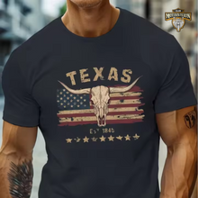 Carregar imagem no visualizador da galeria, camiseta masculina estampa;
camiseta caveira masculina;
camiseta texas masculina;
camiseta touro masculino;
camiseta country masculina;
camiseta western masculina;
camiseta estilo americano;
camiseta com estampa de caveira;
camiseta masculina casual;
camiseta estampa touro longhorn;
camiseta masculina estilo country texas;
camiseta masculina caveira western;