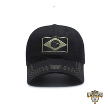 Carregar imagem no visualizador da galeria, boné masculino casual;
boné com proteção solar;
boné unissex esportivo;
boné para trilha;
boné para pesca;
boné estilo militar;
boné patriota masculino;
boné tático esportivo;
boné confortável para o dia a dia;
boné leve e ajustável;
boné com design casual;
boné bandeira brasil;
boné camuflagem;