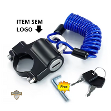 Carregar imagem no visualizador da galeria, Trava Anti furto;
trava bloqueadora;
trava de manete;
trava moto;
Trava capacete;
trava de capacete para moto;
trava de capacete com cabo de aço;
trava de guidão com cabo;
trava antifurto para capacete;
trava de segurança para capacete;
trava para capacete universal;
trava capacete moto BMW;
trava para capacete com chave;
trava de capacete portátil;
trava para moto com cabo de aço;