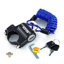 Carregar imagem no visualizador da galeria, Trava Anti furto;
trava bloqueadora;
trava de manete;
trava moto;
Trava capacete;
trava de capacete para moto;
trava de capacete com cabo de aço;
trava de guidão com cabo;
trava antifurto para capacete;
trava de segurança para capacete;
trava para capacete universal;
trava capacete moto BMW;
trava para capacete com chave;
trava de capacete portátil;
trava para moto com cabo de aço;