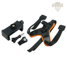 Carregar imagem no visualizador da galeria, Suporte capacate GoPro e SmartPhone, Suporte capacate telefone, suporte capacete, suporte Gopro