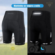 Carregar imagem no visualizador da galeria, Short Longo Premium Motociclismo e Ciclismo 5D Gel com Bolsos
