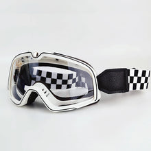 Carregar imagem no visualizador da galeria, óculos retrô para motocicleta;
óculos para moto vintage;
óculos retrô moto;
óculos motocross retrô;
óculos café racer;
óculos para moto com proteção uv;
óculos para motocross;
óculos para trilha moto;
óculos para atv;
óculos para mtb;
óculos de proteção para moto;
óculos com lente de policarbonato;
óculos com proteção solar uv;
óculos para capacete;