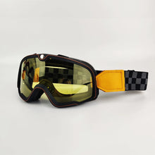 Carregar imagem no visualizador da galeria, óculos retrô para motocicleta;
óculos para moto vintage;
óculos retrô moto;
óculos motocross retrô;
óculos café racer;
óculos para moto com proteção uv;
óculos para motocross;
óculos para trilha moto;
óculos para atv;
óculos para mtb;
óculos de proteção para moto;
óculos com lente de policarbonato;
óculos com proteção solar uv;
óculos para capacete;