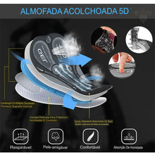 Carregar imagem no visualizador da galeria, Short Cinza Confort 5D Acolchoado em Gel Respirável