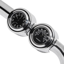 Carregar imagem no visualizador da galeria, Relógio Quartzo e Termômetro p/ guidão de motocicleta