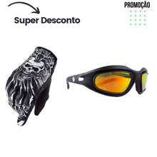 Carregar imagem no visualizador da galeria, Combo Skull Motociclista 2 peças Frete Grátis