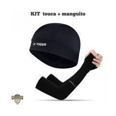 Kit XT Touca + Manguito de Proteção Solar para Motociclista