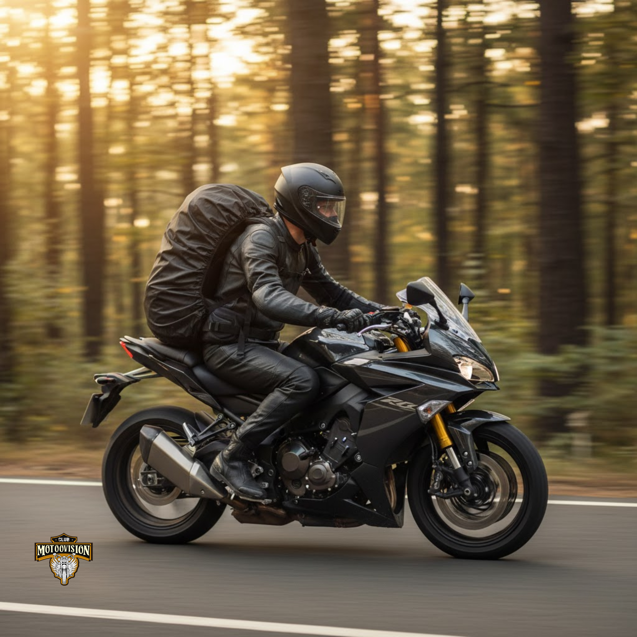 Capa Motoovision Refletiva Impermeável para Mochila