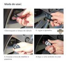 Carregar imagem no visualizador da galeria, medidor de pressão de pneus;
medidor digital de pressão de pneus;
medidor de pressão pneus carro;
medidor de pressão pneus moto;
manômetro digital para pneus;
medidor de pressão portátil para pneus;
dispositivo de pressão de pneus;
