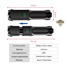 Carregar imagem no visualizador da galeria, lanterna led recarregável USB;
mini lanterna led USB;
lanterna tática recarregável;
lanterna compacta zoom;
mini lanterna tática USB;
lanterna de bolso recarregável;
lanterna portátil USB;
mini lanterna de alta potência;
lanterna led potente USB;
mini lanterna zoom telescópico;
mini lanterna LED portátil com zoom USB;
lanterna de bolso compacta;
mini lanterna tática leve e recarregável;
