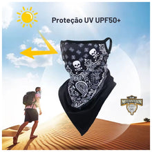 Carregar imagem no visualizador da galeria, máscara balaclava;
balaclava ciclismo;
balaclava proteção UV;
máscara para ciclismo;
balaclava esportiva;
máscara de proteção solar;
balaclava respirável;
balaclava leve para esportes;
máscara unissex;
balaclava com alça para orelha;
balaclava motociclismo;
máscara balaclava para capacete;
