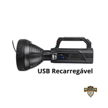 Carregar imagem no visualizador da galeria, lanterna LED;
lanterna potente;
lanterna recarregável;
Lanterna de longo alcance;
lanterna led recarregável USB;
lanterna para camping;
lanterna para emergência;
