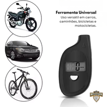 Carregar imagem no visualizador da galeria, medidor de pressão de pneus;
medidor digital de pressão de pneus;
medidor de pressão pneus carro;
medidor de pressão pneus moto;
manômetro digital para pneus;
medidor de pressão portátil para pneus;
dispositivo de pressão de pneus;
