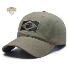 Carregar imagem no visualizador da galeria, boné masculino casual;
boné com proteção solar;
boné unissex esportivo;
boné para trilha;
boné para pesca;
boné estilo militar;
boné patriota masculino;
boné tático esportivo;
boné confortável para o dia a dia;
boné leve e ajustável;
boné com design casual;
boné bandeira brasil;
boné camuflagem;
