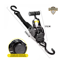 Carregar imagem no visualizador da galeria, cinta com catraca;
cinta para amarração de carga;
cinta para moto;
correia para carga;
catraca de amarração;
cinta com catraca retrátil;
cinta para prender moto;
cinta para carro;
cinta de fixação de carga;
fita com catraca;
correia retrátil com catraca para moto;
cinta automática para transporte de carga;
cinta com catraca para prender moto em caçamba;
correia de fixação para bagageiro de carro;

