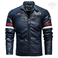 Carregar imagem no visualizador da galeria, Jaqueta moto, jaqueta de couro, jaqueta masculina, jaqueta de frio, jaqueta inverno
