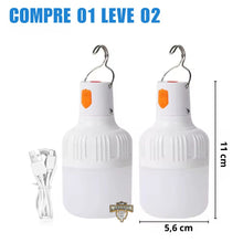 Carregar imagem no visualizador da galeria, Lâmpada USB para Acampamento [COMPRE 01 LEVE 02]
