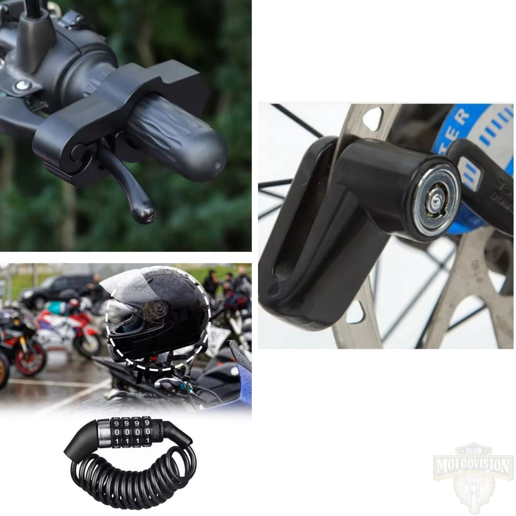 Kit 3 Travas de Segurança Cor Preto