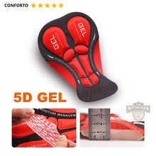 Carregar imagem no visualizador da galeria, Short Longo Premium Motociclismo e Ciclismo 5D Gel com Bolsos
