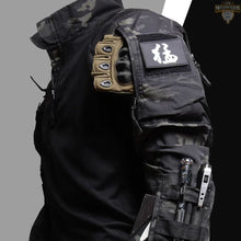 Carregar imagem no visualizador da galeria, Conjunto Tático Motociclista Camu Black Premium
