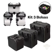 Carregar imagem no visualizador da galeria, Bolsas para baus, mala para bau, bolsas impermeáveis motos, bolsas internas para motos
