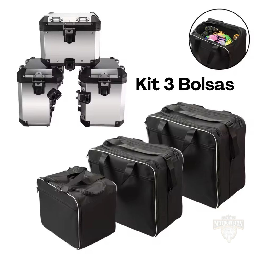 Bolsas para baus, mala para bau, bolsas impermeáveis motos, bolsas internas para motos