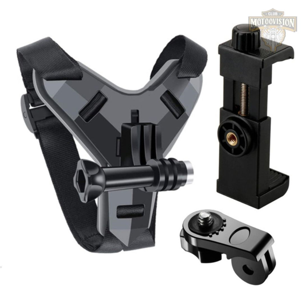 Suporte capacate GoPro e SmartPhone, Suporte capacate telefone, suporte capacete, suporte Gopro