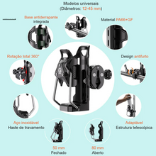 Carregar imagem no visualizador da galeria, Suporte de Garrafas 360° Antifurto Ajustável
