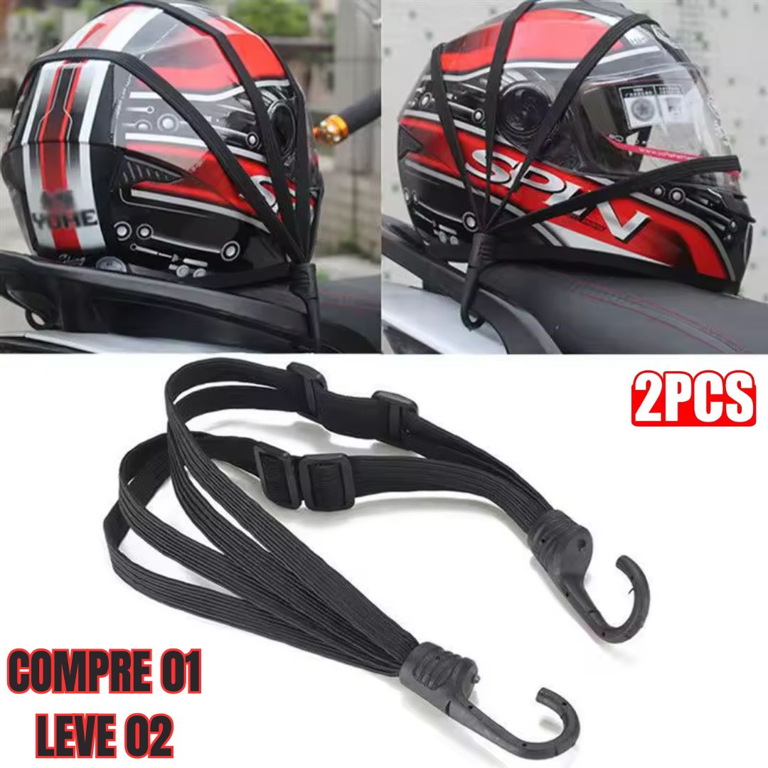 Presilha Elástica de Alta Resistência para Bagageiro ou Capacete