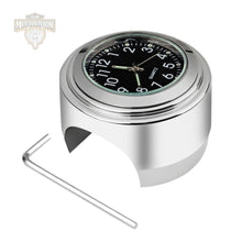 Carregar imagem no visualizador da galeria, Relógio Quartzo e Termômetro p/ guidão de motocicleta
