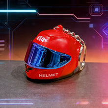 Carregar imagem no visualizador da galeria, Chaveiro Mini Capacete LED NightRider
