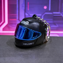 Carregar imagem no visualizador da galeria, Chaveiro Mini Capacete LED NightRider
