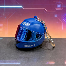 Carregar imagem no visualizador da galeria, Chaveiro Mini Capacete LED NightRider
