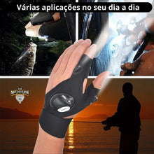 Carregar imagem no visualizador da galeria, Luvas com Leds  luvas com Lâmpadas  Luva LED
