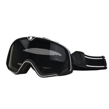 Carregar imagem no visualizador da galeria, óculos retrô para motocicleta;
óculos para moto vintage;
óculos retrô moto;
óculos motocross retrô;
óculos café racer;
óculos para moto com proteção uv;
óculos para motocross;
óculos para trilha moto;
óculos para atv;
óculos para mtb;
óculos de proteção para moto;
óculos com lente de policarbonato;
óculos com proteção solar uv;
óculos para capacete;
