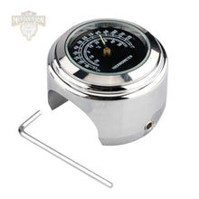 Carregar imagem no visualizador da galeria, Relógio Quartzo e Termômetro p/ guidão de motocicleta
