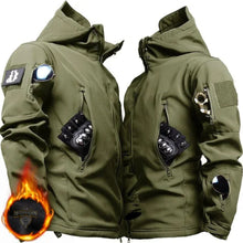 Carregar imagem no visualizador da galeria, Jaqueta Impermeável Motociclista Corta Vento Inverno

