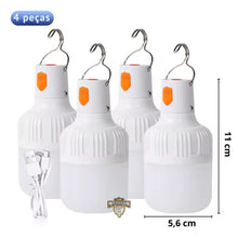 Carregar imagem no visualizador da galeria, Lâmpada USB para Acampamento [COMPRE 01 LEVE 02]
