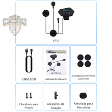 Carregar imagem no visualizador da galeria, Fones De Ouvido Bluetooth 4.0+edr Mo p/ Capacete
