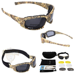 Óculos Camuflado 4 Lentes Motociclista