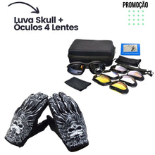 Carregar imagem no visualizador da galeria, Combo Skull Motociclista 2 peças Frete Grátis
