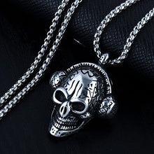 Carregar imagem no visualizador da galeria, Colar de Caveiras/Crânio 3D Pingente
