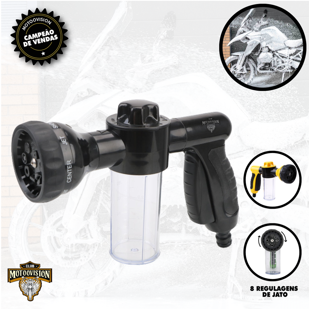Jet Espuma 8 Jatos para lavagem de motos