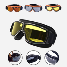 Carregar imagem no visualizador da galeria, Óculos Proteção Motociclista Vintage Dobravel de Couro
