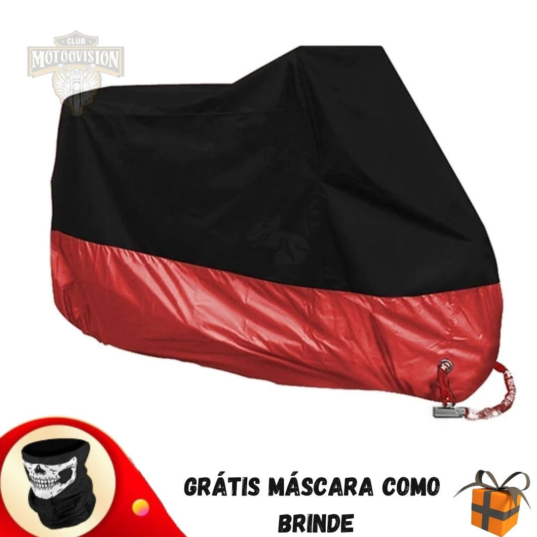 Capa proteção p/ motocicletas impermeável térmica sol e chuva