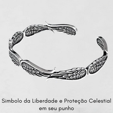 Carregar imagem no visualizador da galeria, Bracelete Asas de Anjo Vintage Freedom
