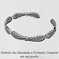 Bracelete Asas de Anjo Vintage Freedom